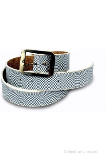 Victoria Secret Men, Women White, Blue Artificial Leather Belt(Blue, White)